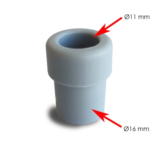 [C040520] Embout réducteur pour canule Ø17,5 (l'unité) - Cattani