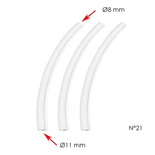 [C040257] Canules d’aspiration chirurgical - N°21 - Ø11 (x3) - Cattani