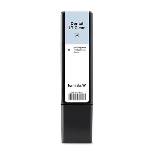 [RS-F2-DLCL-02] Cartouche Résine Formlabs - Dental LT Clear V2 (Form 3)