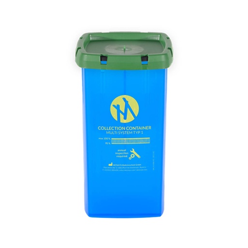 [113000052] Cassette récupérateur amalgame MTS1- bleue METASYS