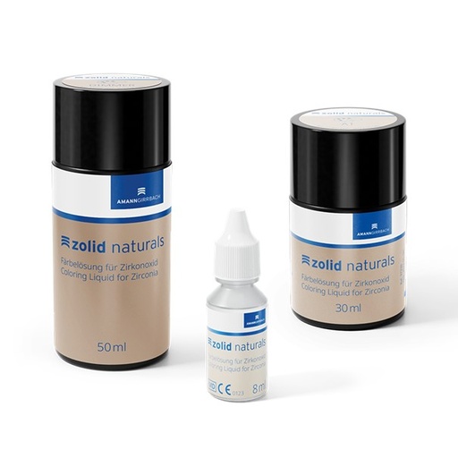 Zolid Naturals, liquides de maquillage pour zircone
