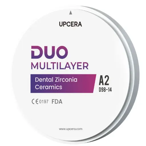 Disque zircone UPCERA DUO ML 98