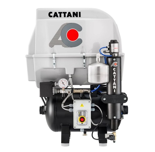 [013150] Compresseur MONOCYLINDRE AC100Q 8 bar capoté Monoposte