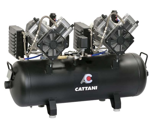 [013430] Compresseur nu Double BICYLINDRE AC400 8 bar 5 postes