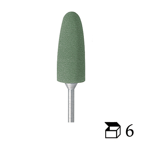 [0674HP-6] Polissoir  Exa Technique Vert 10 mm (x6)