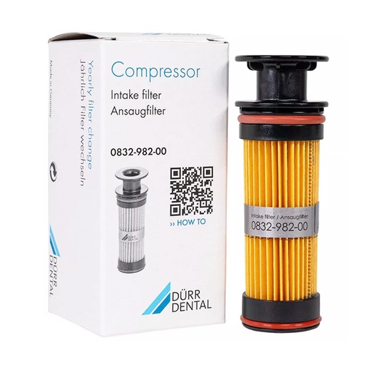 [0832-982-00] Filtre Admission Pour Compresseur - DÜRR DENTAL