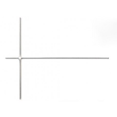 [1222/9] Crochets T 0,9mm SCHEU x10 (Forme CROIX)