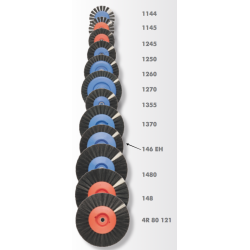 [146EH] Brosses HATHO 4 rgs 60 extra dure réf 146 EH (X12)