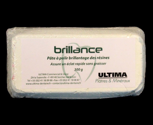 [1773] Pâte à polir la résine verte ULTIMA, le pain 300g