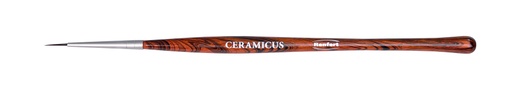 [17160110] Pinceaux CERAMICUS, taille 1/0 2 pces.