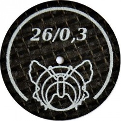 [17263] Disques Cr Co Ni Précieux 26 x 0,3 (x 50)