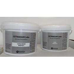 [36505] CETRAGUM LABO 2 x 5Kg 96 SH silicone par addition