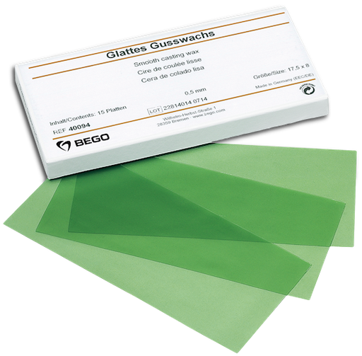 [40095] Cire de coulée lisse 0.6 mm