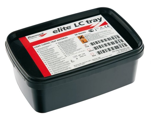 [4306/B] ELITE LC TRAY BLEU (x50) plaques photo. bleues *OFFRE* prix net
