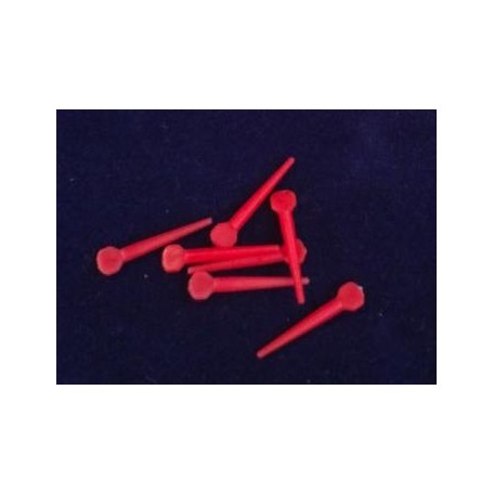 [577/R] Pivots Calcinables Pincast n°2 Rouge (x100)