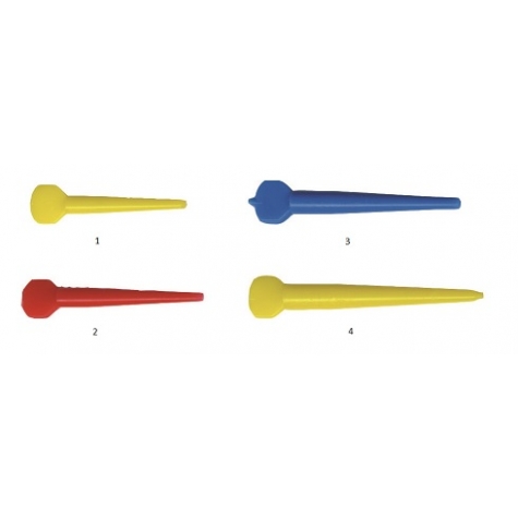 [578] Pivots Calcinables Pincast n°3 Bleu (x100)