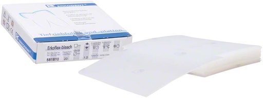 [581810] Erkoflex-bleach, 1,00mm, 125x125mm, transp. (x20)