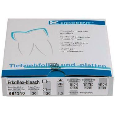[581310] Erkoflex-bleach, 1,mm, Ø 120mm, transp. (x20)