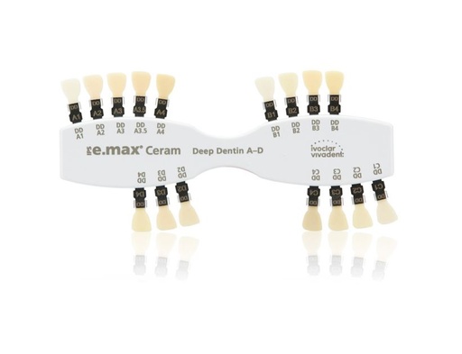 [597073] Emax Ceram Shade Guide Deep Dentin A-D (teintier)