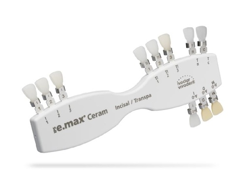 [597074] Emax Ceram Shade Guide Incisal/Transpa (teintier)
