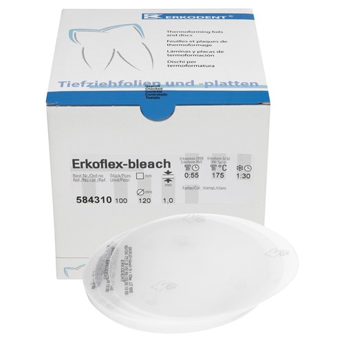 [584310] Erkoflex-bleach, 1,00mm, Ø 120mm, transp. (x100)