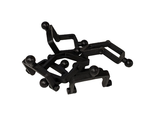 [6111/F] ARTICULATEURS BITE-X PLATS Noir (X100)