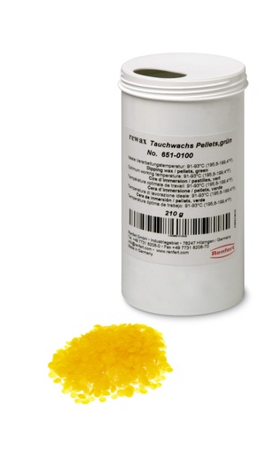 [6510000] REWAX cire d'immersion,  pastilles, jaune 210 G