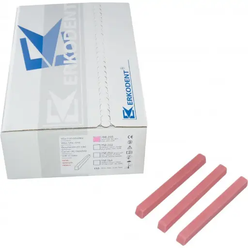 [756250] Bourrelets de cire droits, durs, roses (*110pcs)