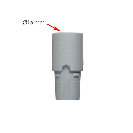 [7600A010-08] Douille rotative avec évents, grise ø16mm - DÜRR DENTAL
