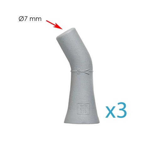 [7600A020-03E] Embout de pompe à salive (x3) - DÜRR DENTAL