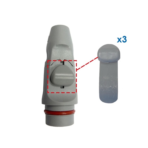 [7600A025-03E] 3 Languettes pour pièce à main d'aspiration