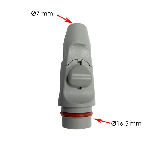 [7600A025-50] Embout d'aspiration réducteur avec languette de fermeture - DÜRR DENTAL