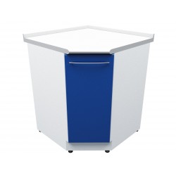 [7933] Meuble d'angle E50  1 porte + 1 Etagère