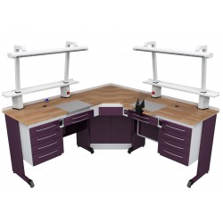 [7924] Etabli d'angle M-81C Standard sans aspiration