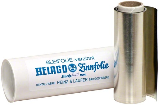 [8132 040] Feuille d'étain ZINNFOLIE en 0,40, le rouleau