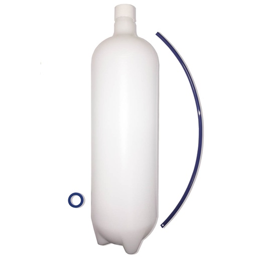 [8164] Bouteille 2L avec bouchon et tube plongeur - DCI