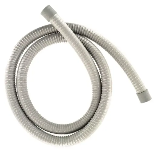 [C041345] Tuyau Silicone ø17,5 gris + raccords Rapides Collés - Cattani