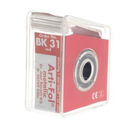 [BK31] Feuilles ARTI-FOL 12µ 1 face BK31 rouge