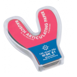 [BK81] PAPIER A ARTICULER Fer A Cheval 60µ 2 faces BK 81 bleu/rouge