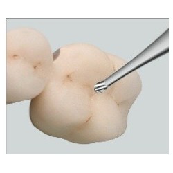[C1.104.005] Fraise Carbure Tungstène Boule 0.5 mm (x5) C1.104.005