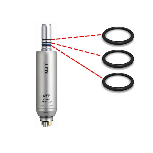 [M154060] Joints micro-moteur M40 / M40Led / S-MAX M205 (x3) - NSK